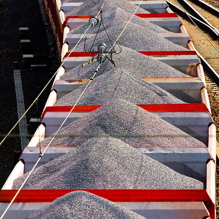  Loaded aggregate wagons